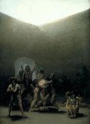 Francisco de Goya Courtyard with Lunatics or Yard with Madmen, by Francisco de Goya, oil painting